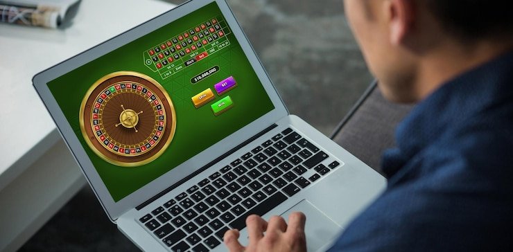 Antarmuka Ekor Number di mahkotajitu dengan tampilan angka dan hasil permainan